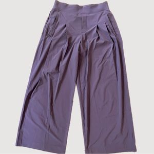 Athleta Brooklyn Heights Wide-Leg Pants - Size 4P, Damask Mauve
